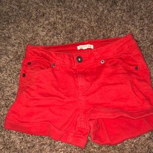 Size:10 red copper key shorts